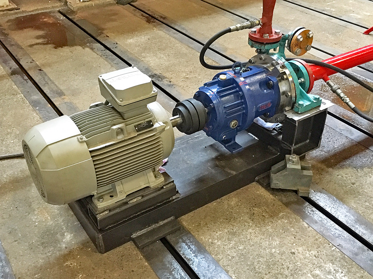 Magnet drive conversion of Guinard pump